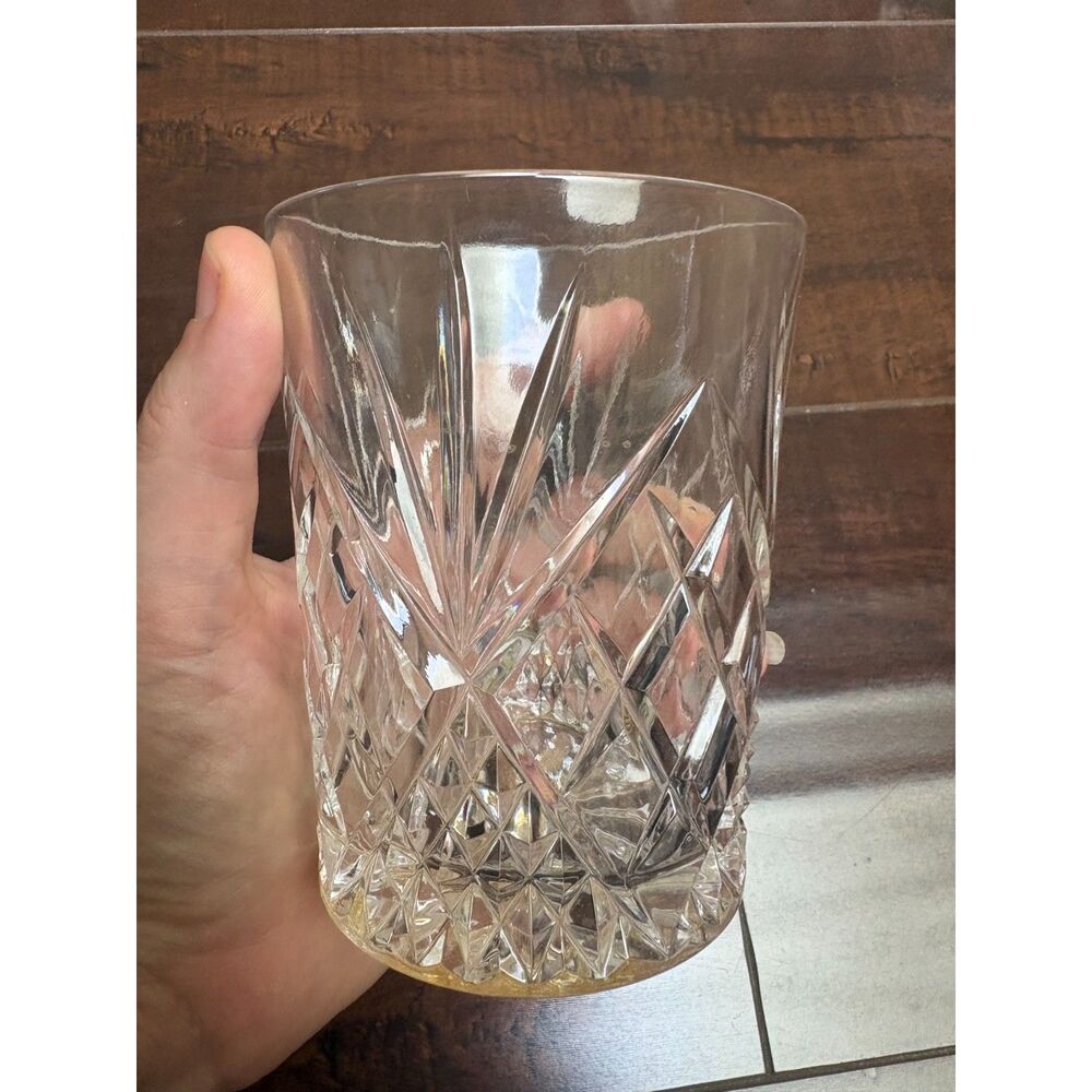 Vintage Bohemia Crystal Whiskey Glasses Set of 4 Lowball Rocks Tumblers Boxed - Picture 5 of 9